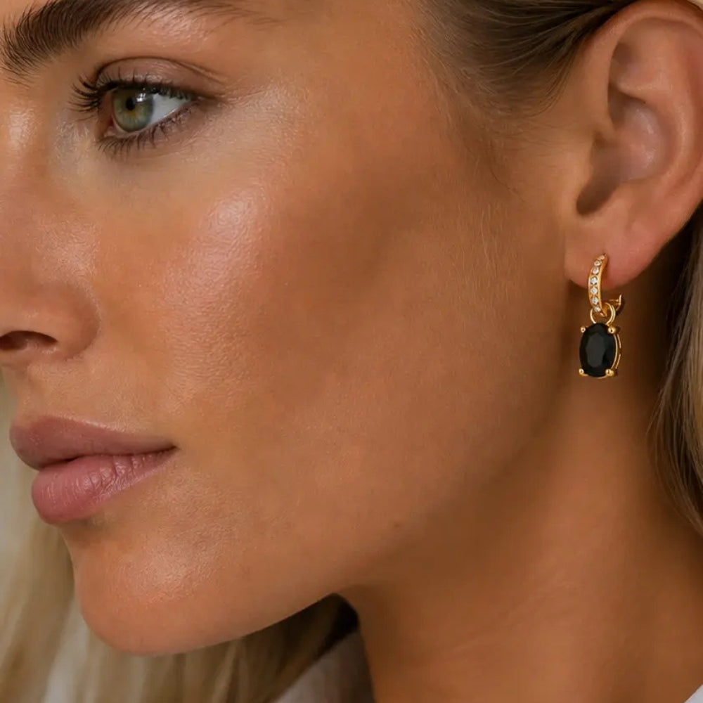 DYRBERG/KERN SOLENE SG BLACK EARRING