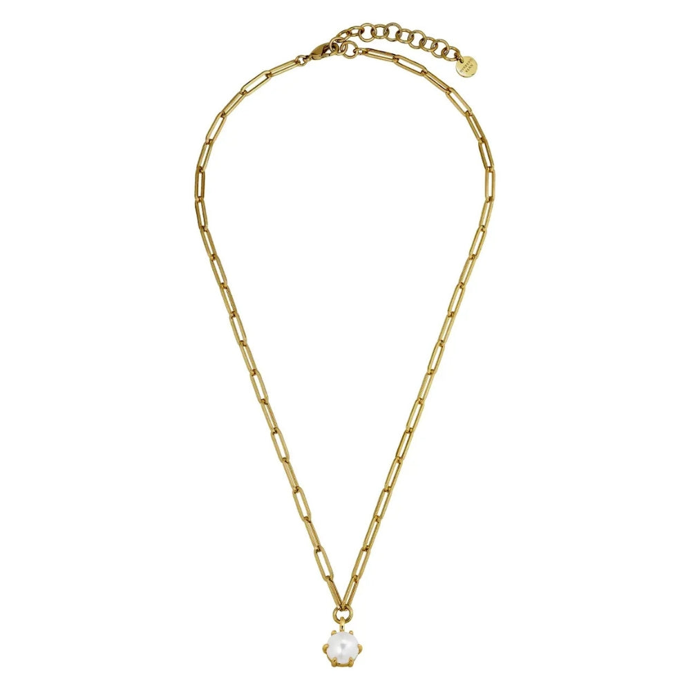 DYRBERG/KERN TESSA SG WHITE PEARL NECKLACE