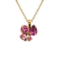 ANA NECKLACE GOLD-DARK ROSE COMBO