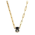DYRBERG/KERN SERAFINE SG BLACK_GREY NECKLACE
