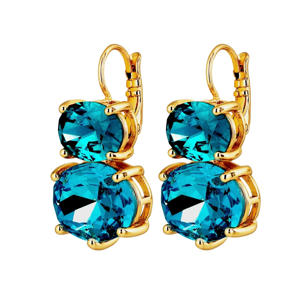 DYRBERG/KERN GLOBULE SG PETROL EARRING