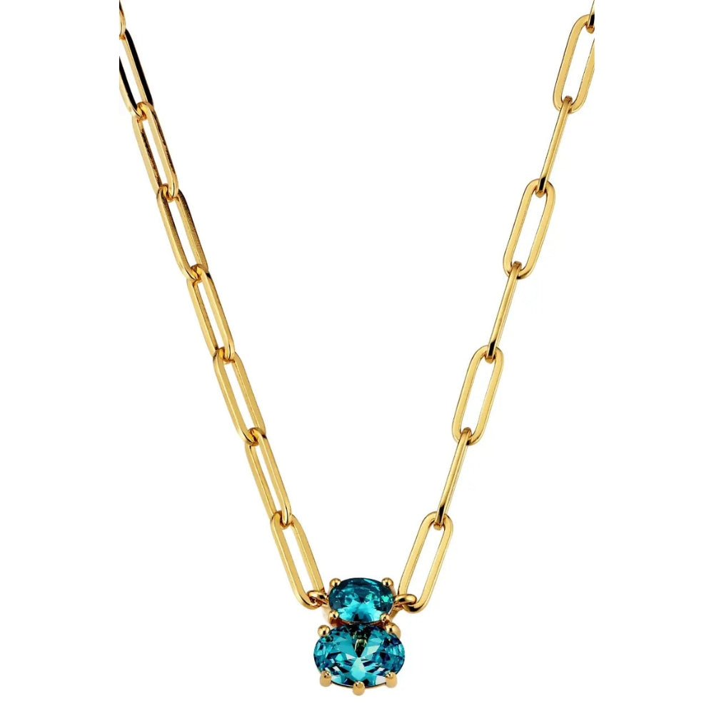 DYRBERG/KERN SERAFINE SG PETROL NECKLACE