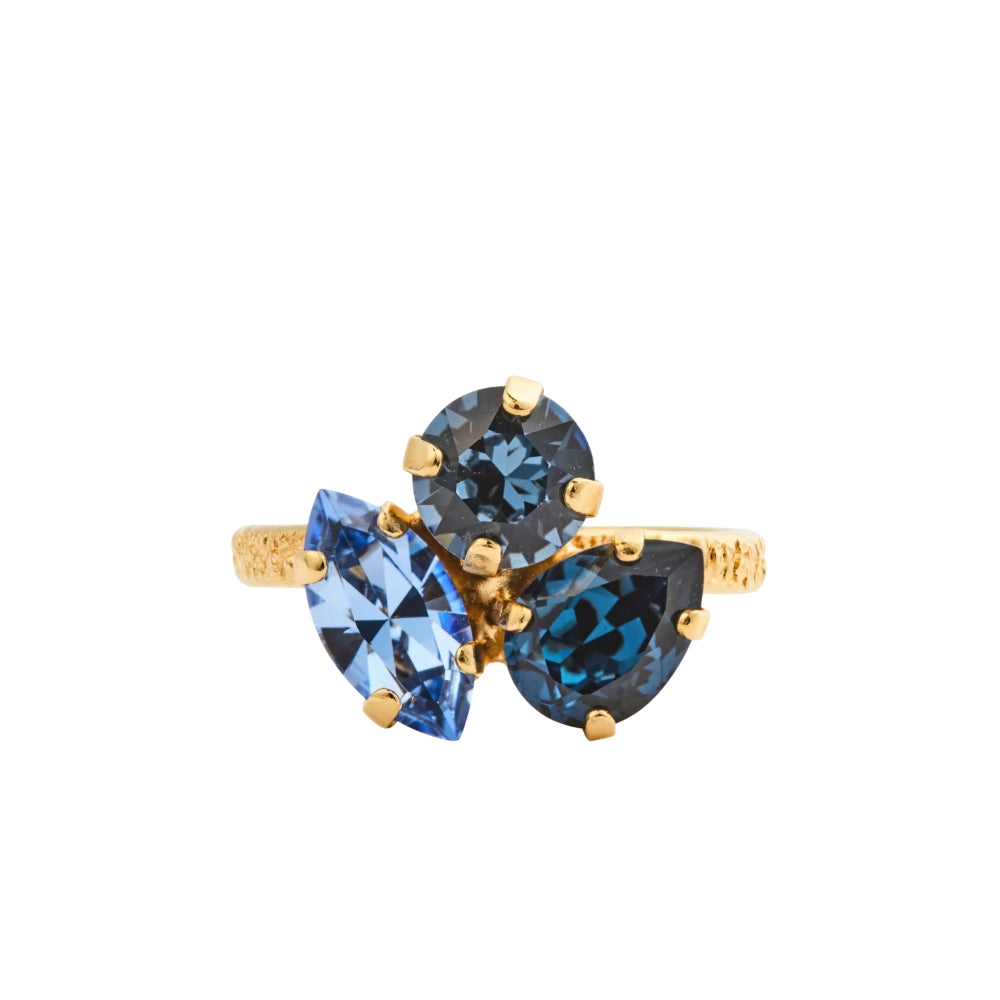 ANA RING GOLD-DENIMBLUE COMBO