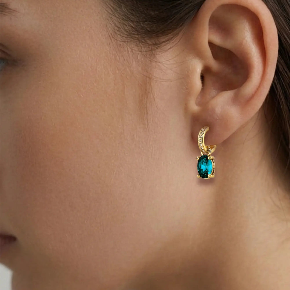 DYRBERG/KERN SOLENE SG PETROL EARRING