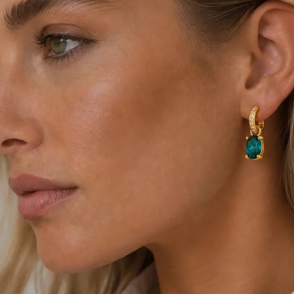 DYRBERG/KERN SOLENE SG PETROL EARRING