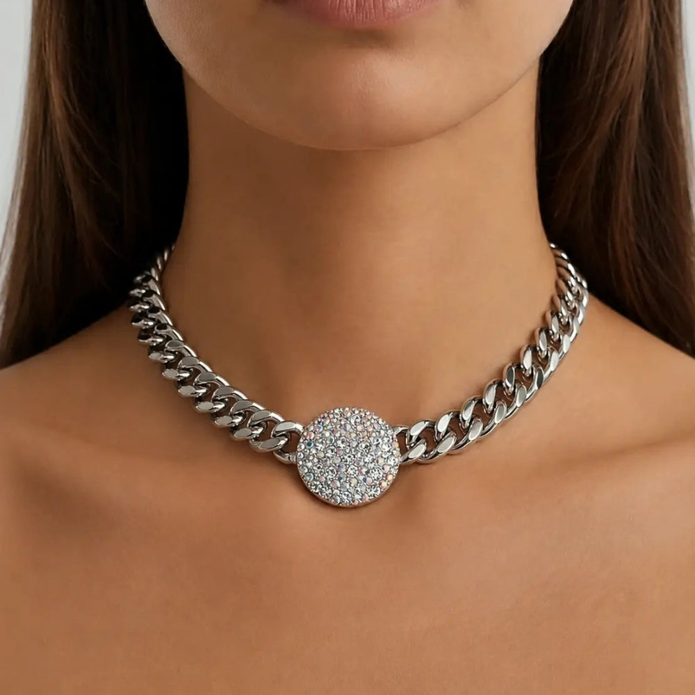 DYRBERG/KERN COSMA SS CRYSTAL AB NECKLACE