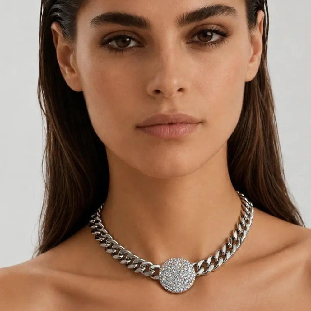DYRBERG/KERN COSMA SS CRYSTAL AB NECKLACE