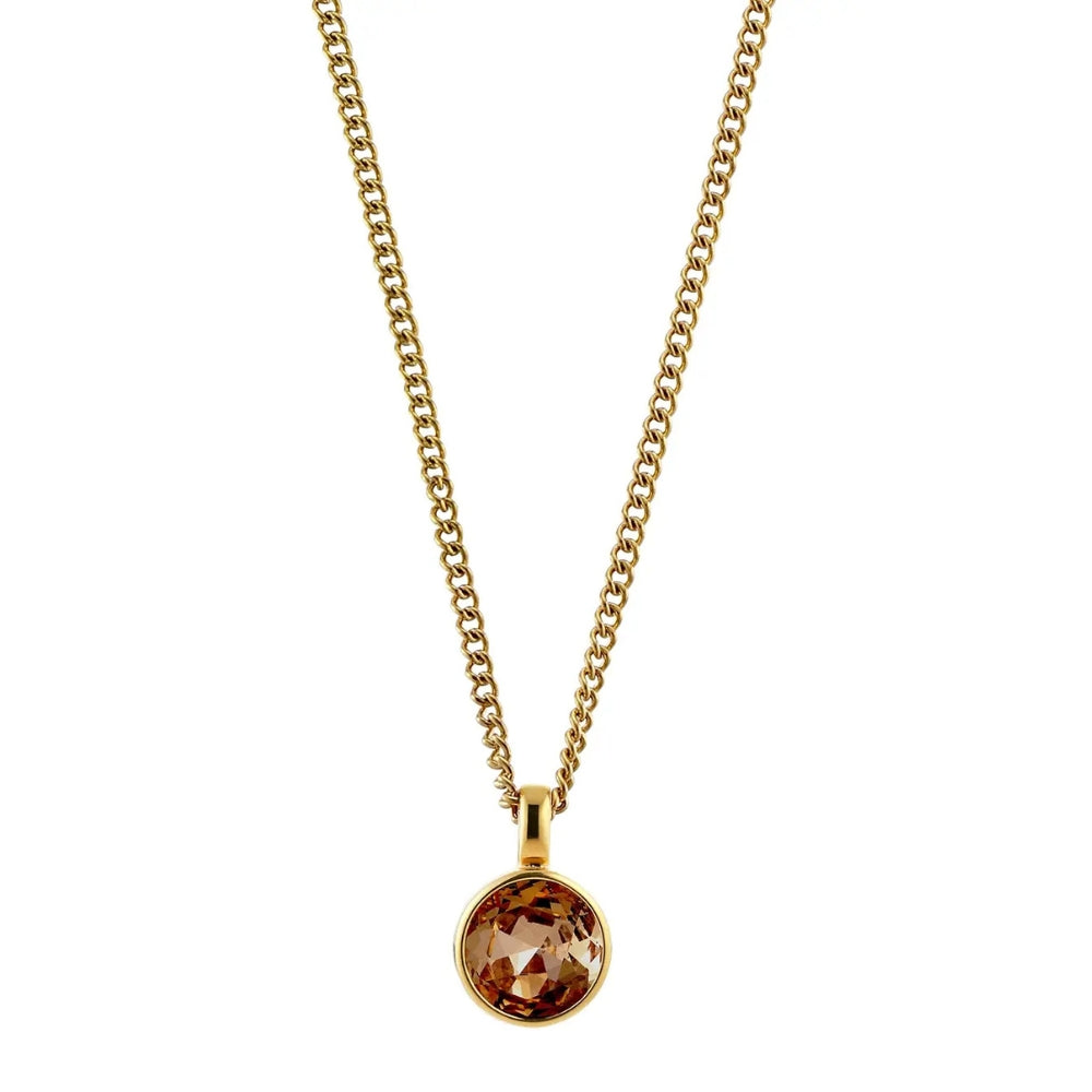 DYRBERG/KERN ETTE SG BROWN NECKLACE