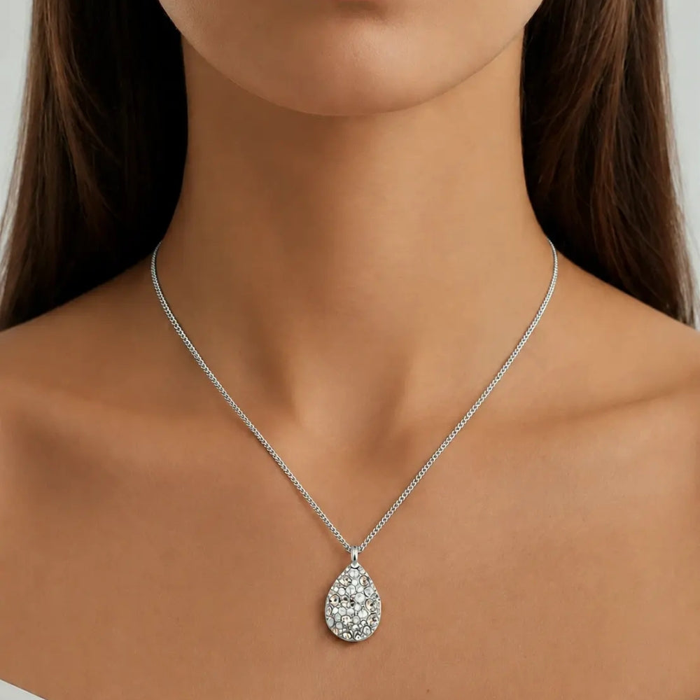 DYRBERG/KERN BAILEY SS CRYSTAL AB NECKLACE