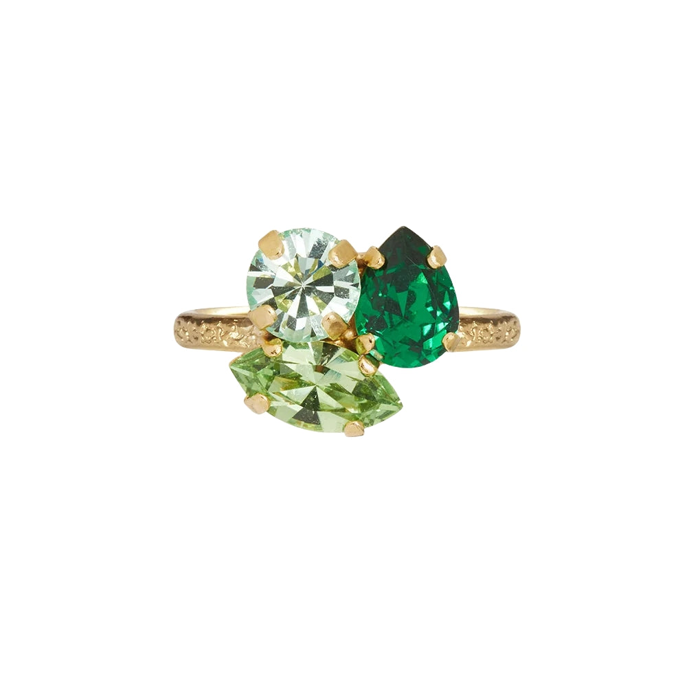 ANA RING GOLD-MAJESTIC GREEN COMBO