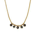 DYRBERG/KERN PHILA SG BLACK MIX NECKLACE