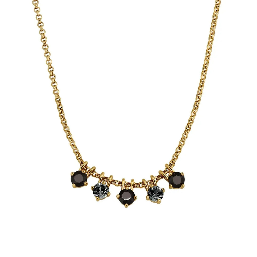 DYRBERG/KERN PHILA SG BLACK MIX NECKLACE