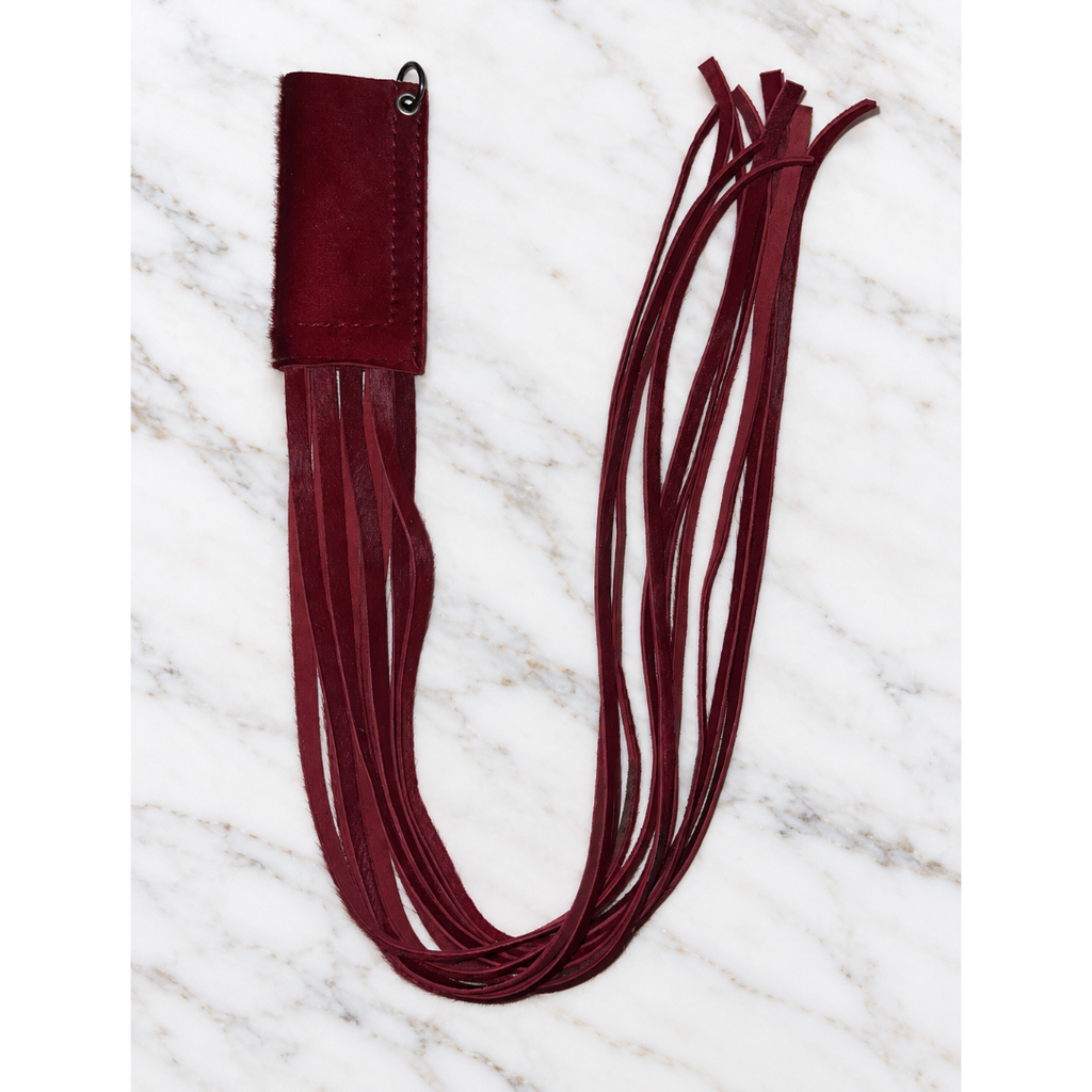 TEXTURED DARK RED LIGHTER CASE