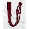 TEXTURED DARK RED LIGHTER CASE