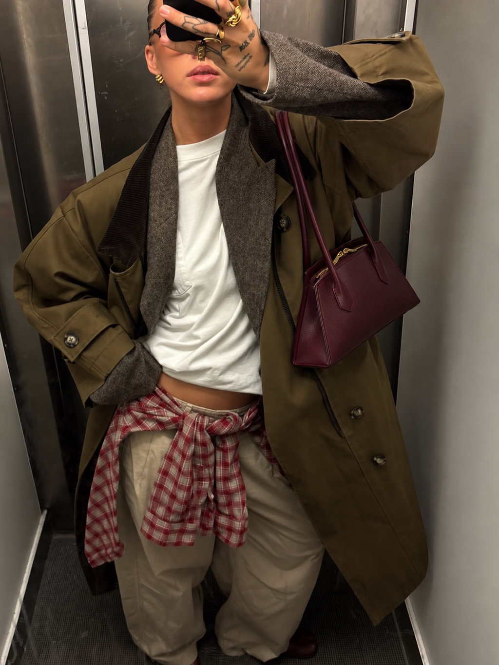 THE GIGI - BURGUNDY