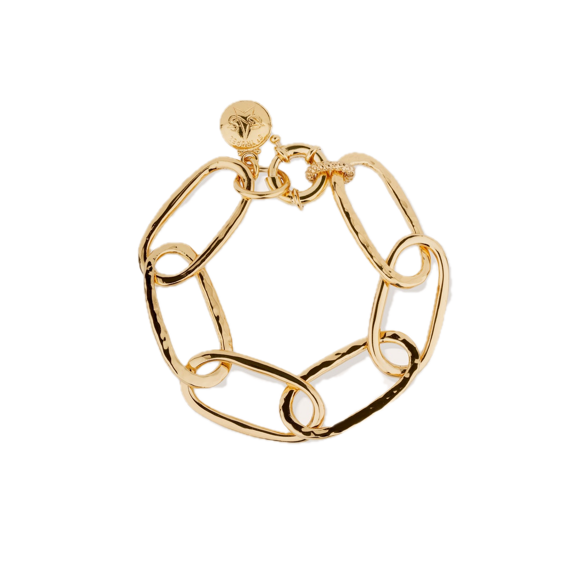 LARGE SIZE OVAL LINK BRACELET