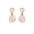 SILIA EARRINGS - WHITE MOTHER-OF-PEARL