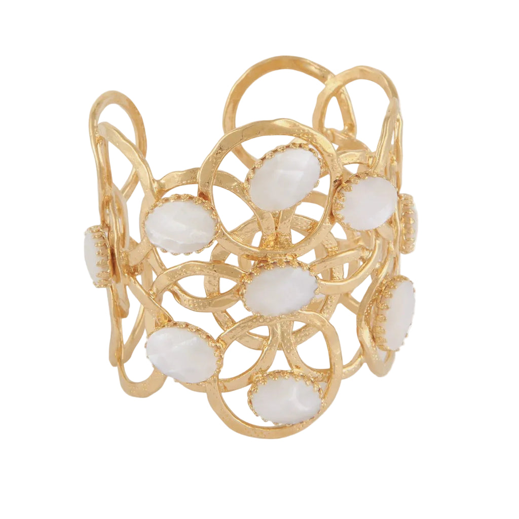 OLYMPIE BRACELET - WHITE MOTHER-OF-PEARL