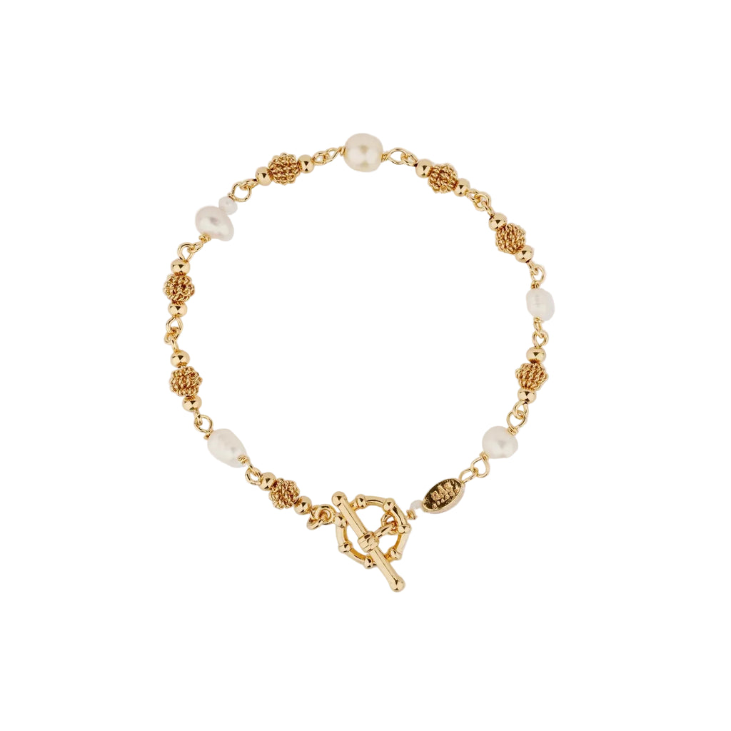 ROSARIO BRACELET - WHITE MOTHER-OF PEARL