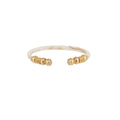 SARI ACETATE RHINESTONE BRACELET - IVORY