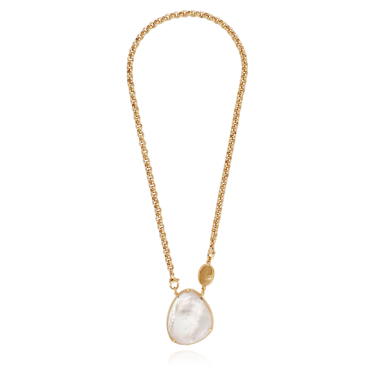 BILLY NECKLACE - WHITE MOTHER-OF-PEARL