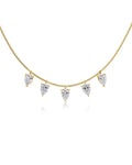 Arrow Necklace Multi Gold