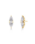 Arrow Studs Gold