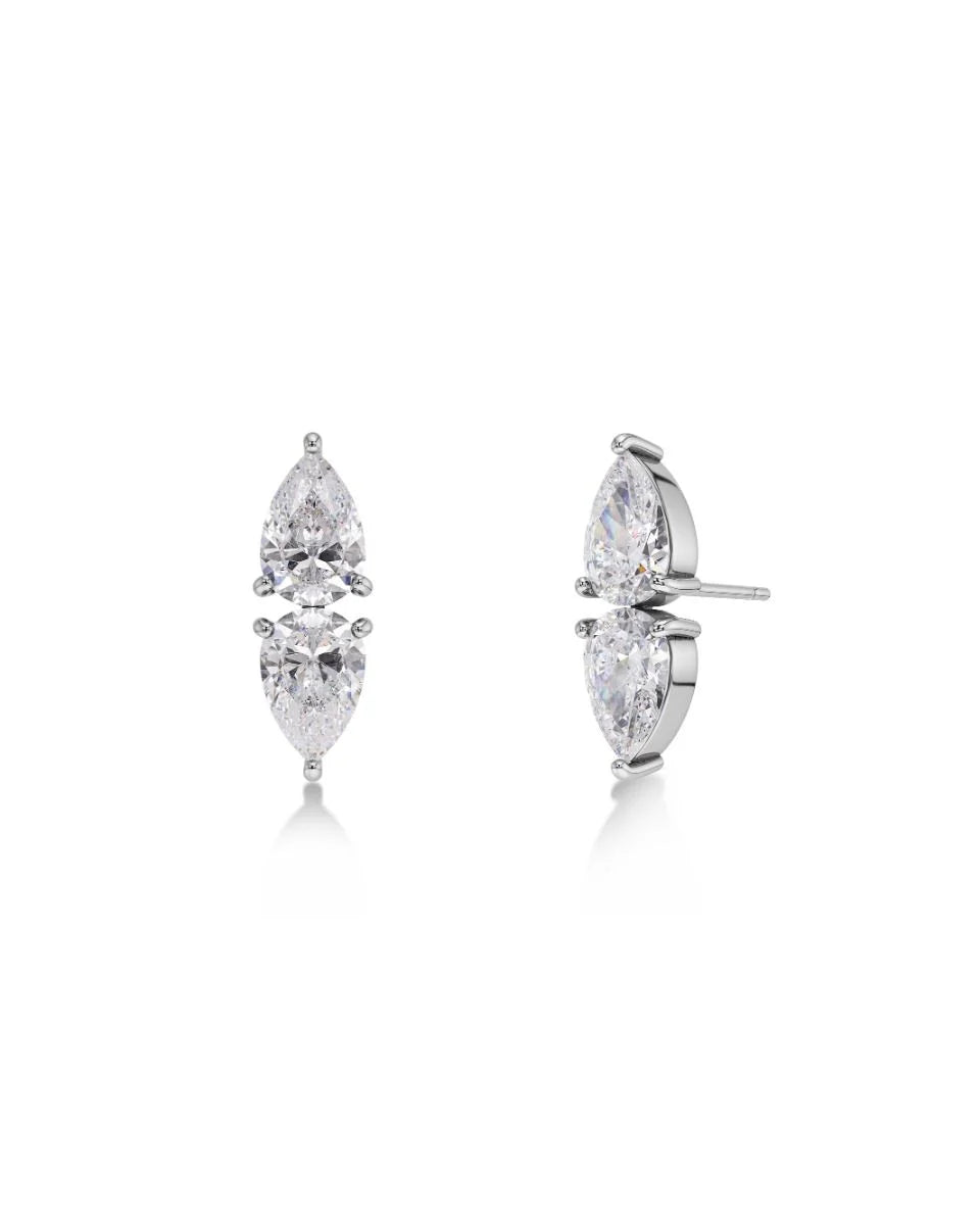 Arrow Studs Silver