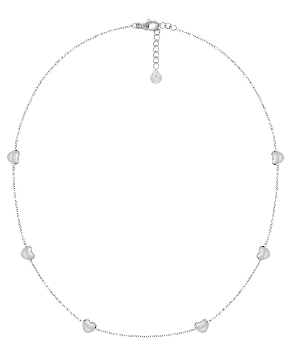 Barley Necklace Multi Silver