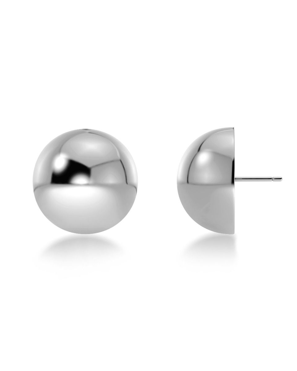 Bead Studs Silver