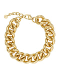 Bold Curb Chain Bracelet Gold