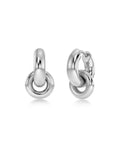 Chunky Eternal Earrings Silver