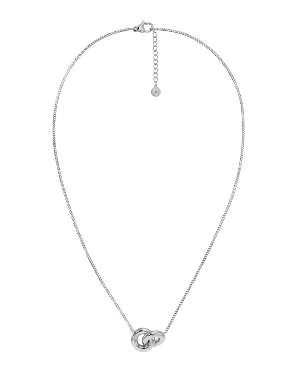 Chunky Eternal Necklace Silver