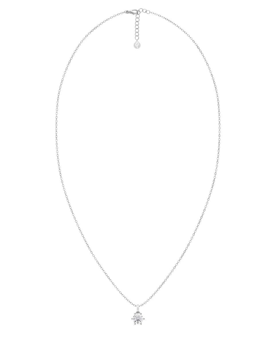 Crown Necklace Silver