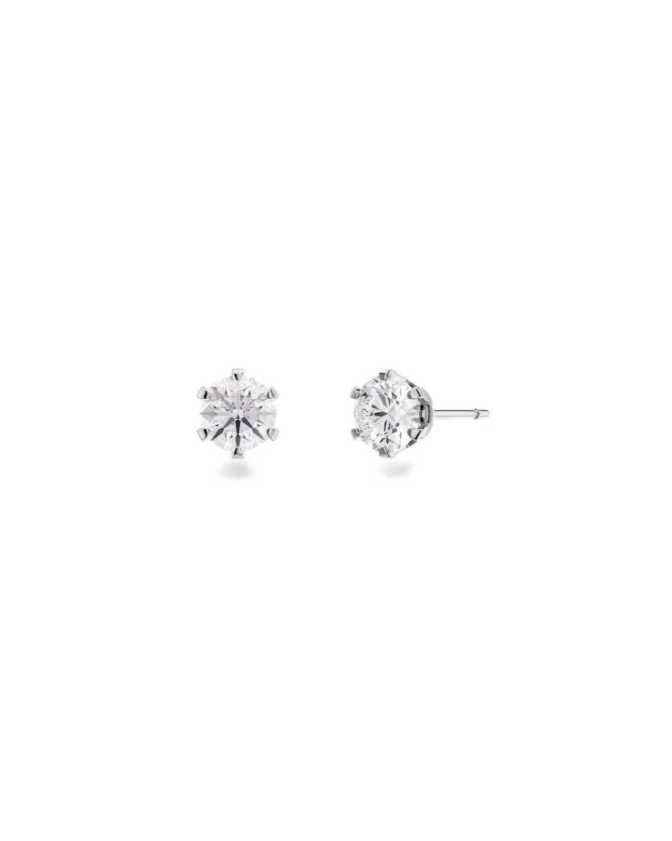 Crown Studs Silver