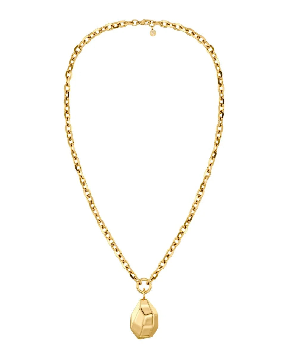 Crystalite Necklace L Gold