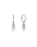 Drop Mini Hoops Silver