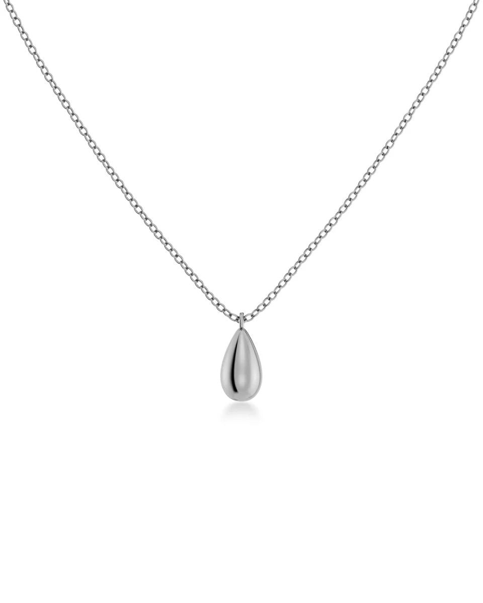 Drop Mini Necklace Silver