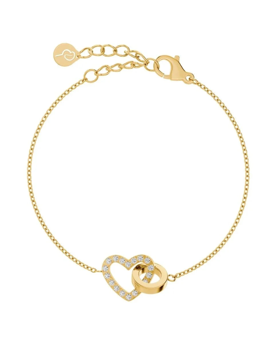 Eternal Heart Bracelet Gold