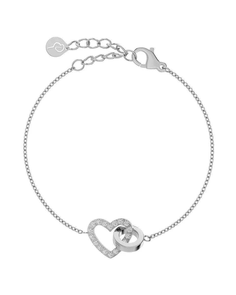 Eternal Heart Bracelet Silver