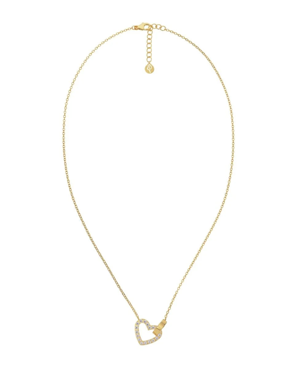 Eternal Heart Necklace Gold