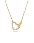 Eternal Heart Necklace Gold