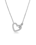 Eternal Heart Necklace Silver