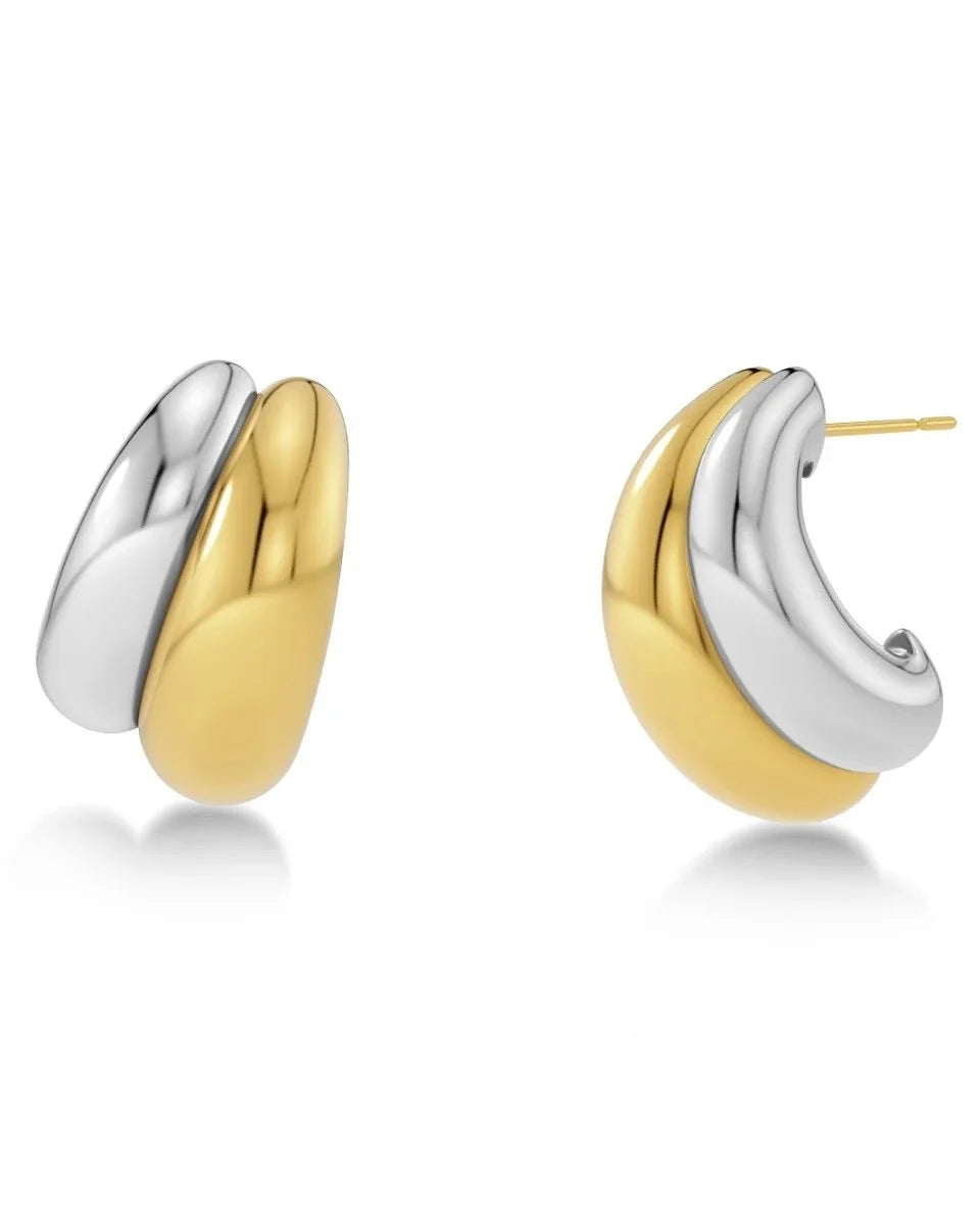 Furo Duo Creoles Silver/Gold
