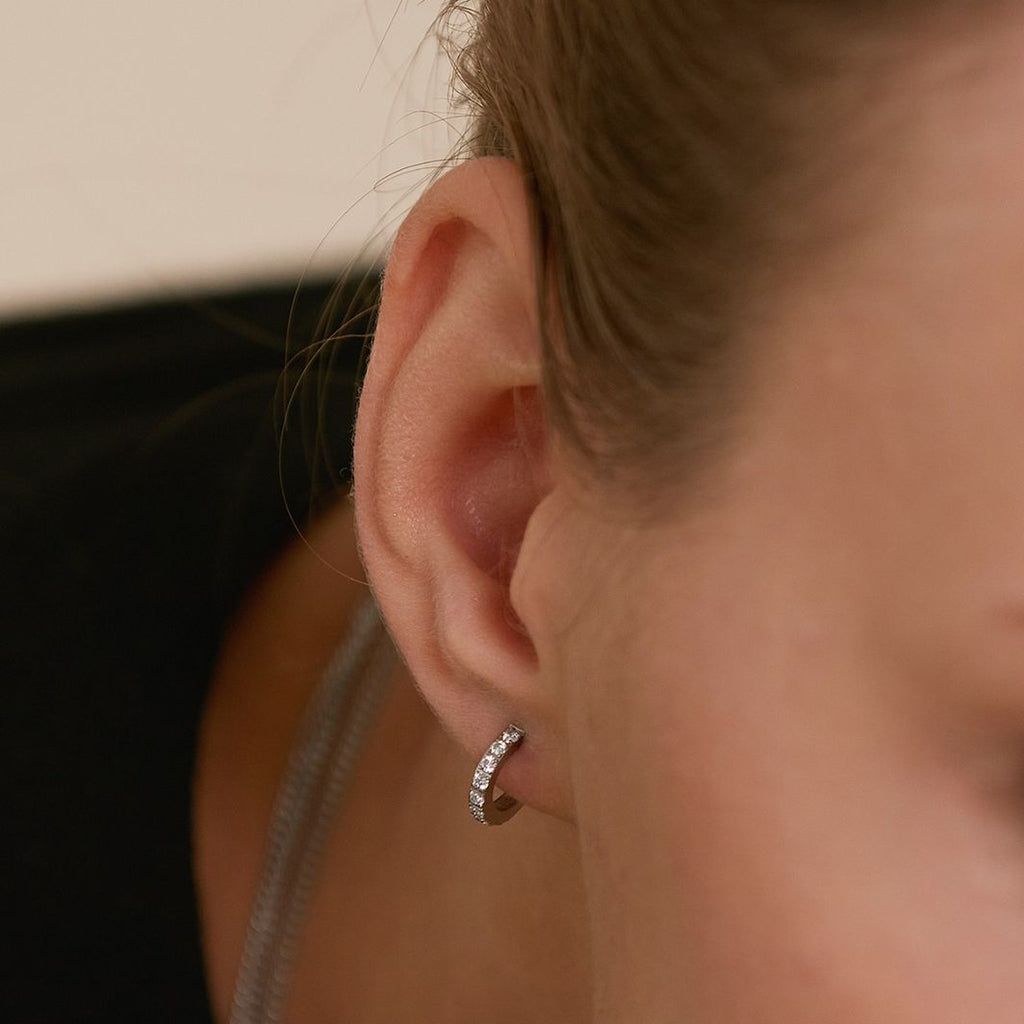 Glow Earrings Mini Silver