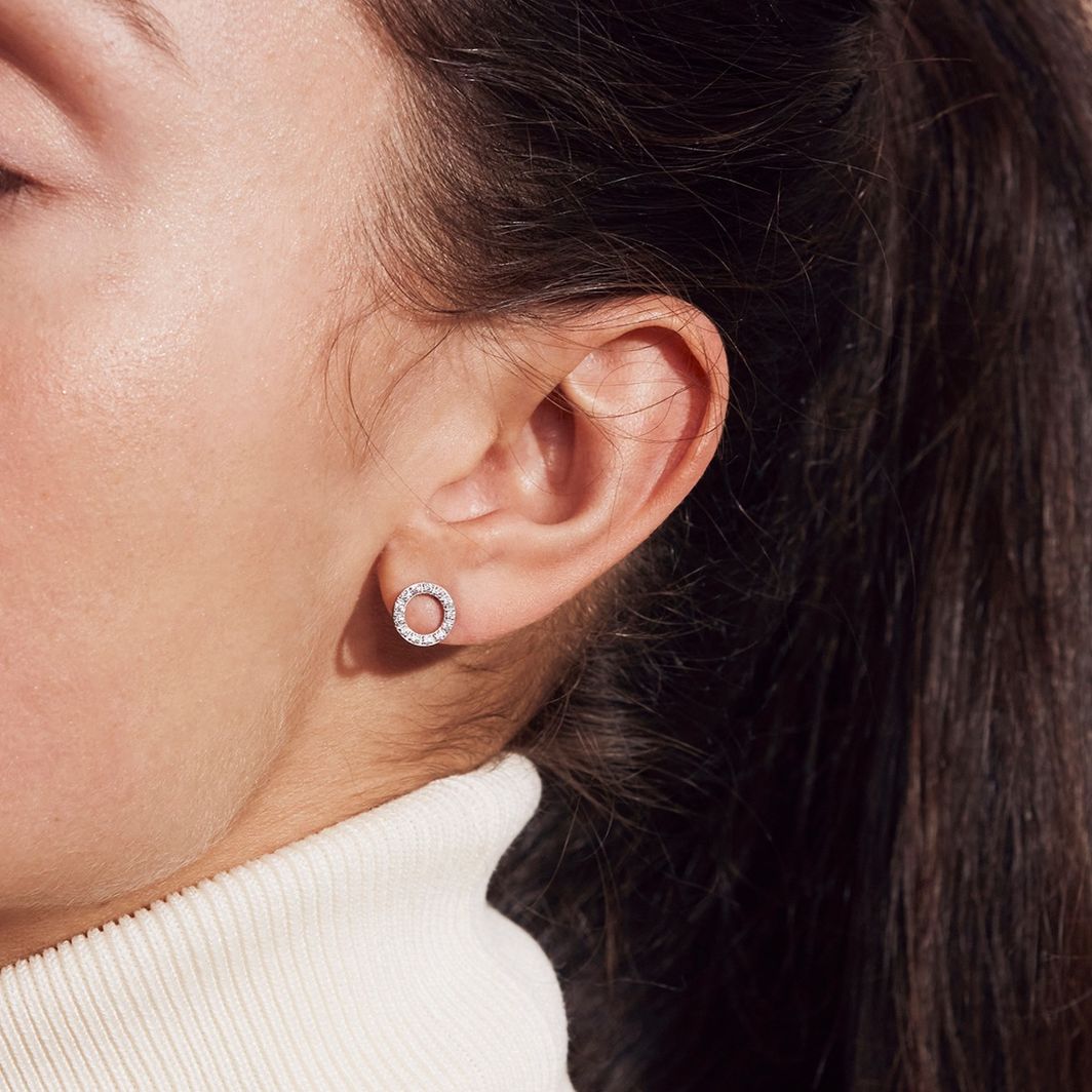 Glow Studs Mini Silver