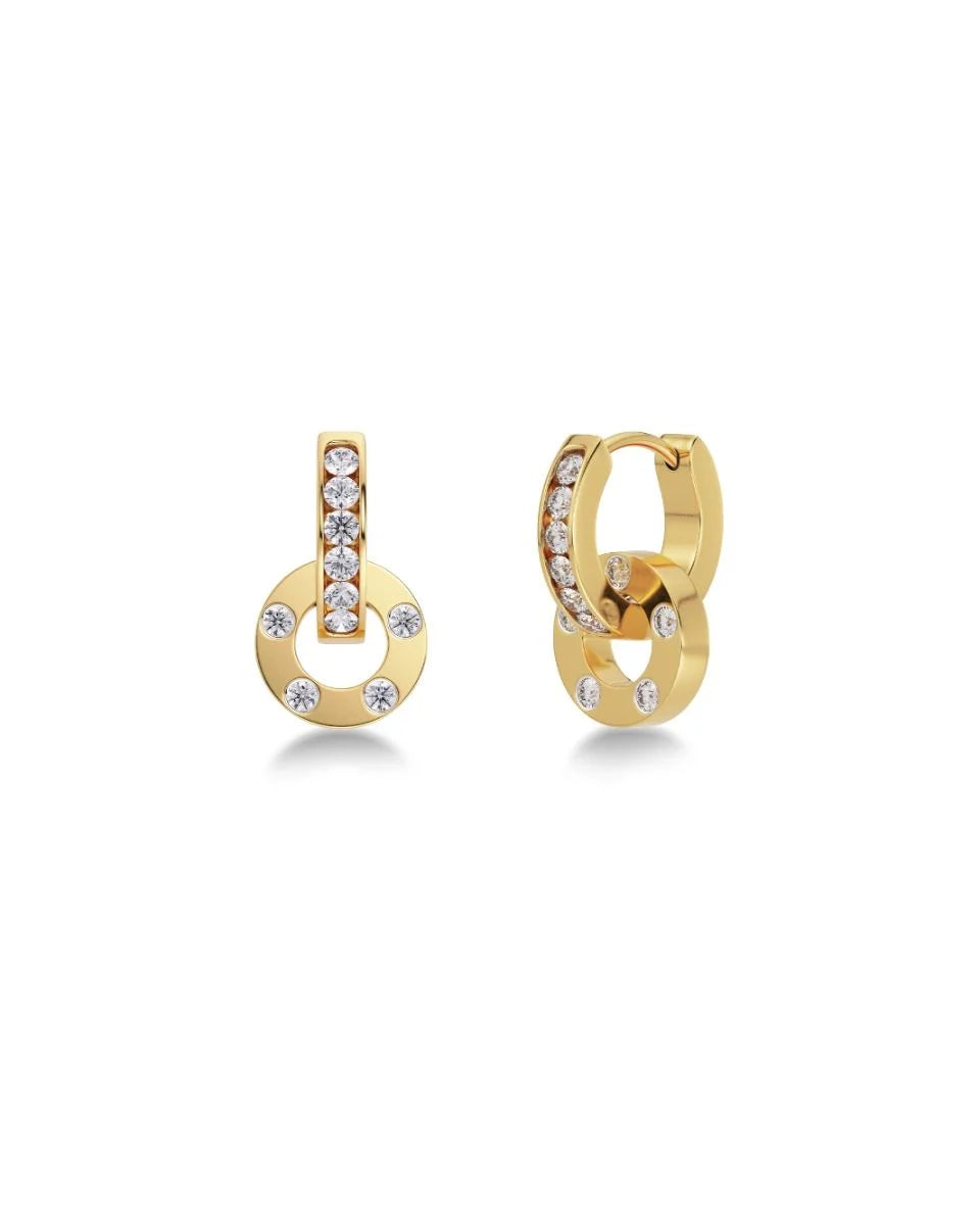Ida Orbit Earrings Gold