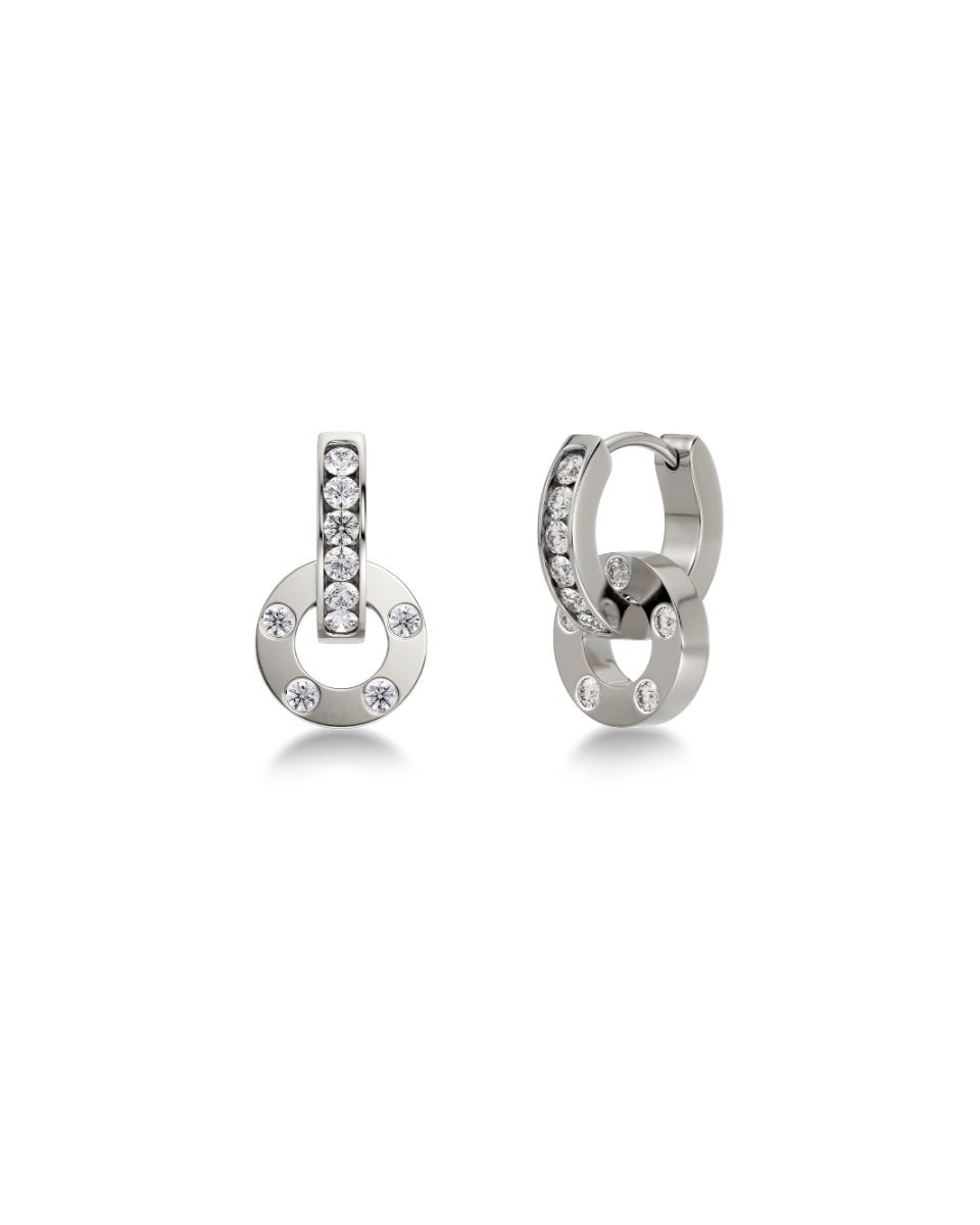 Ida Orbit Earrings Silver