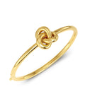 Infinity Knot Bangle Gold S