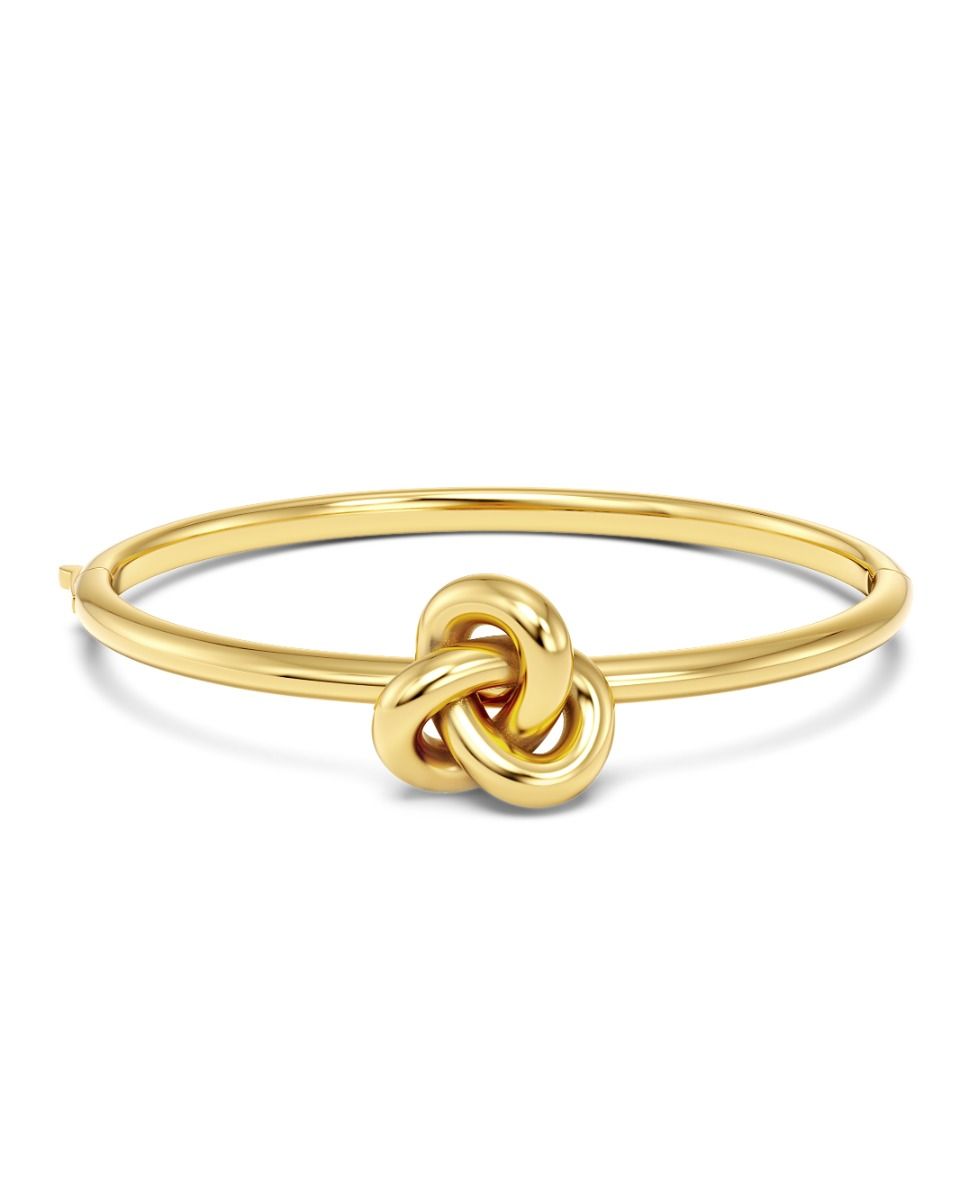 Infinity Knot Bangle Gold S